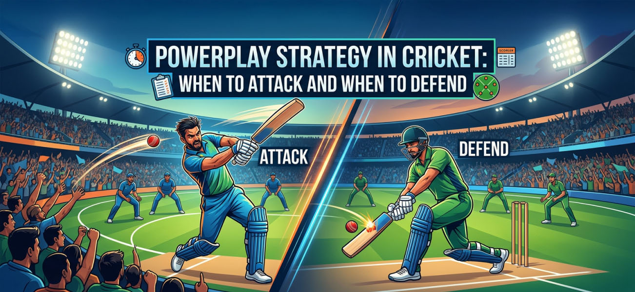 Powerplay Strategy in Cricket: When to Attack and When to Defend