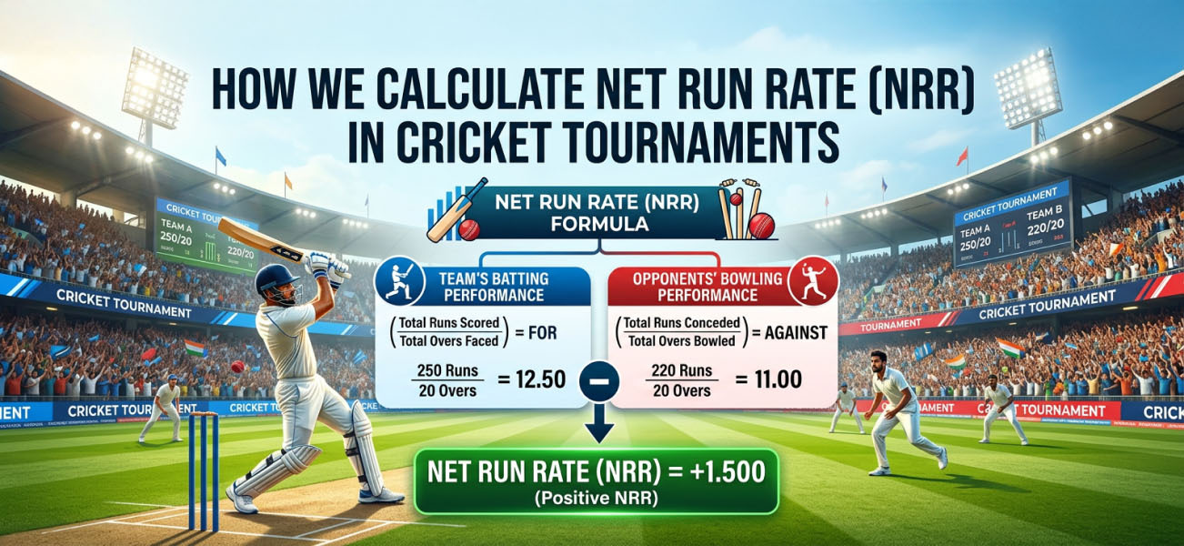 How We Calculate Net Run Rate (NRR) in Cricket Tournaments