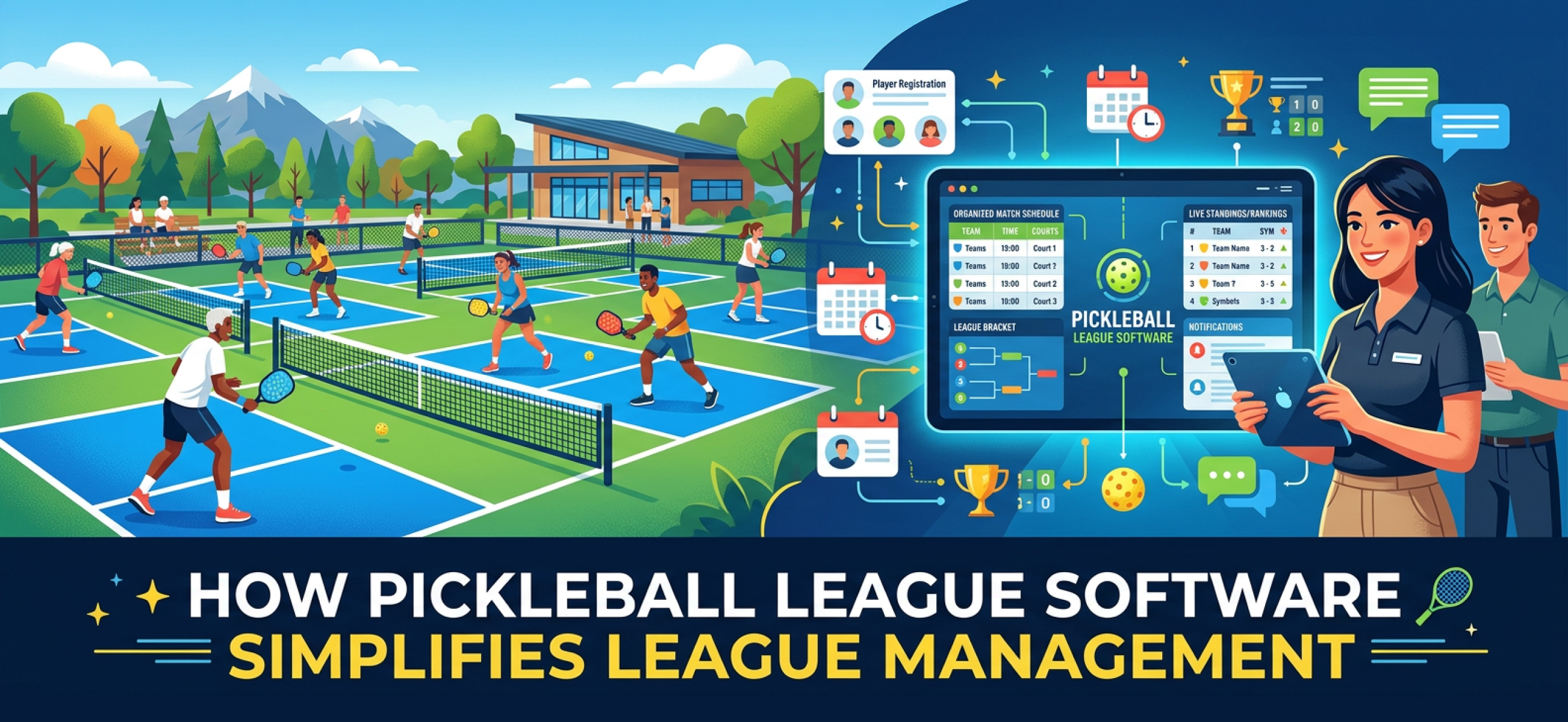 How Pickleball League Software Simplifies League Management