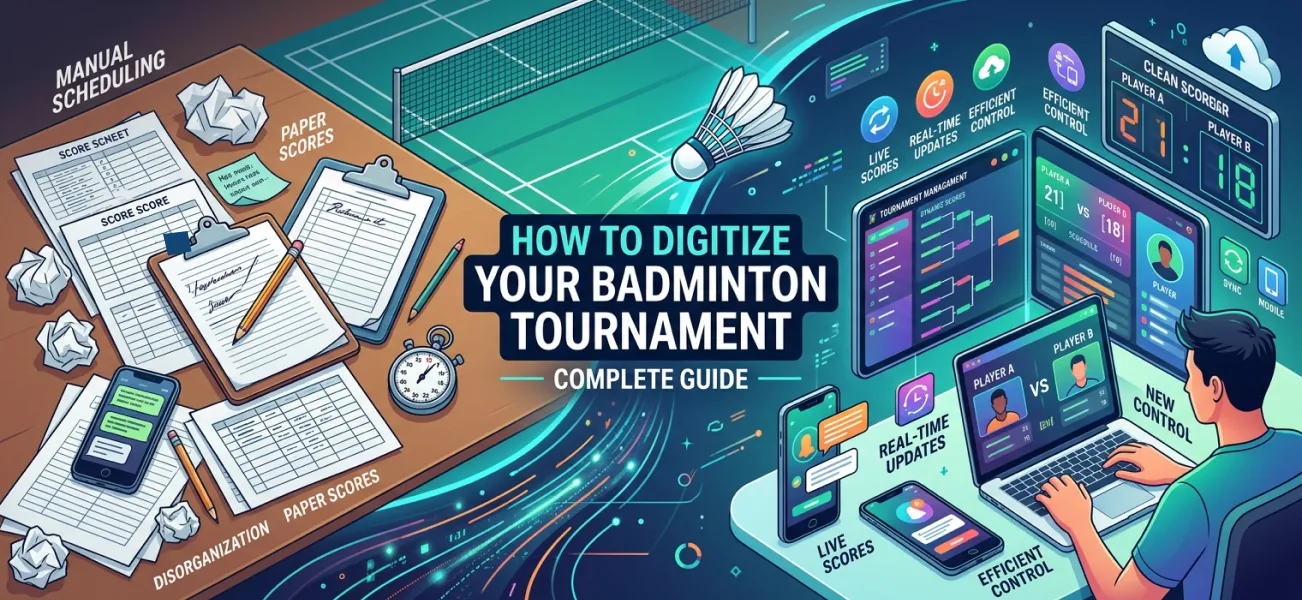 How to Digitize Your Badminton Tournament (Complete Guide)