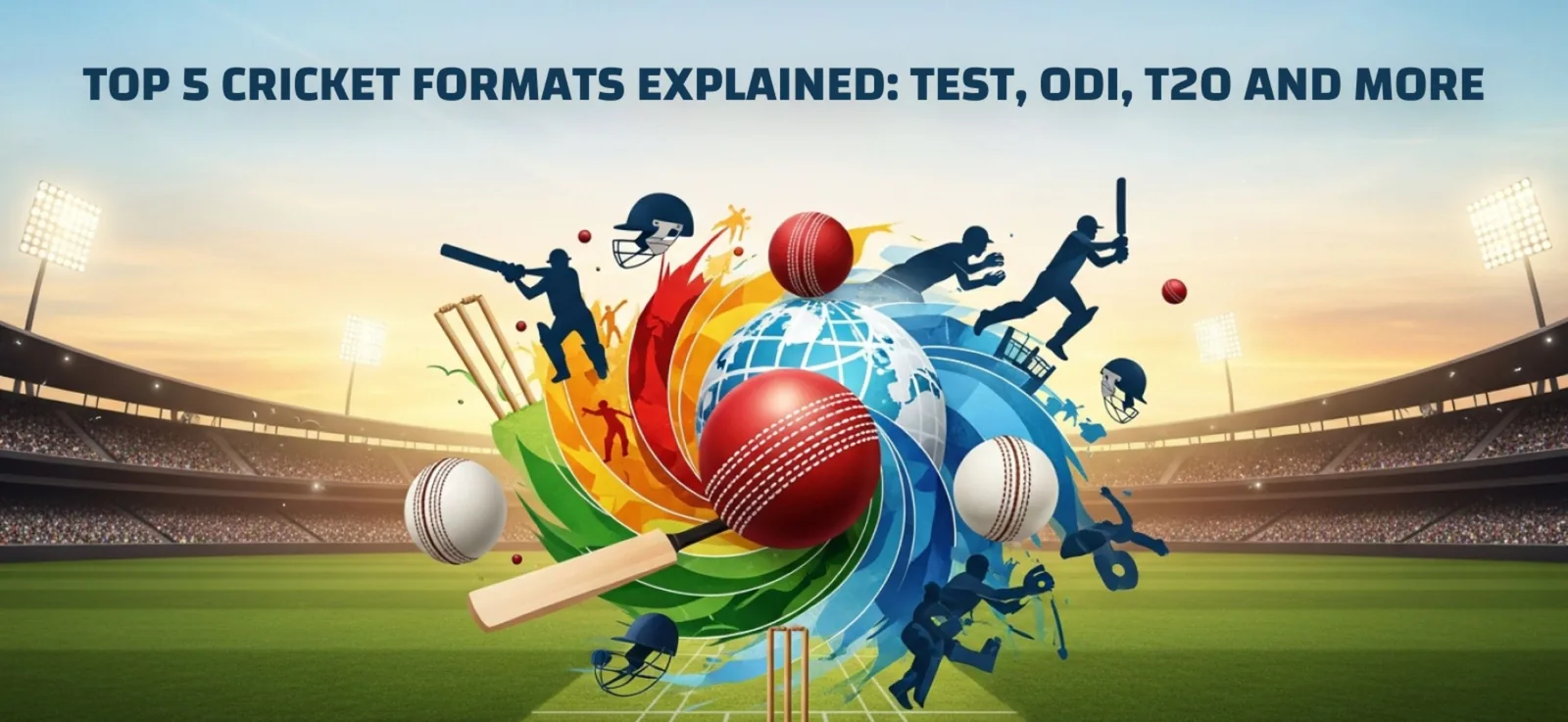 Top 5 Cricket Formats Explained: Test, ODI, T20 and More