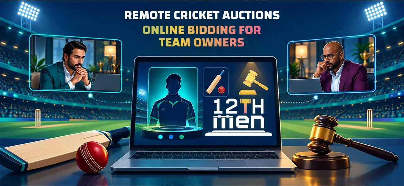 Remote Cricket Auctions: Online Bidding for Team Owners