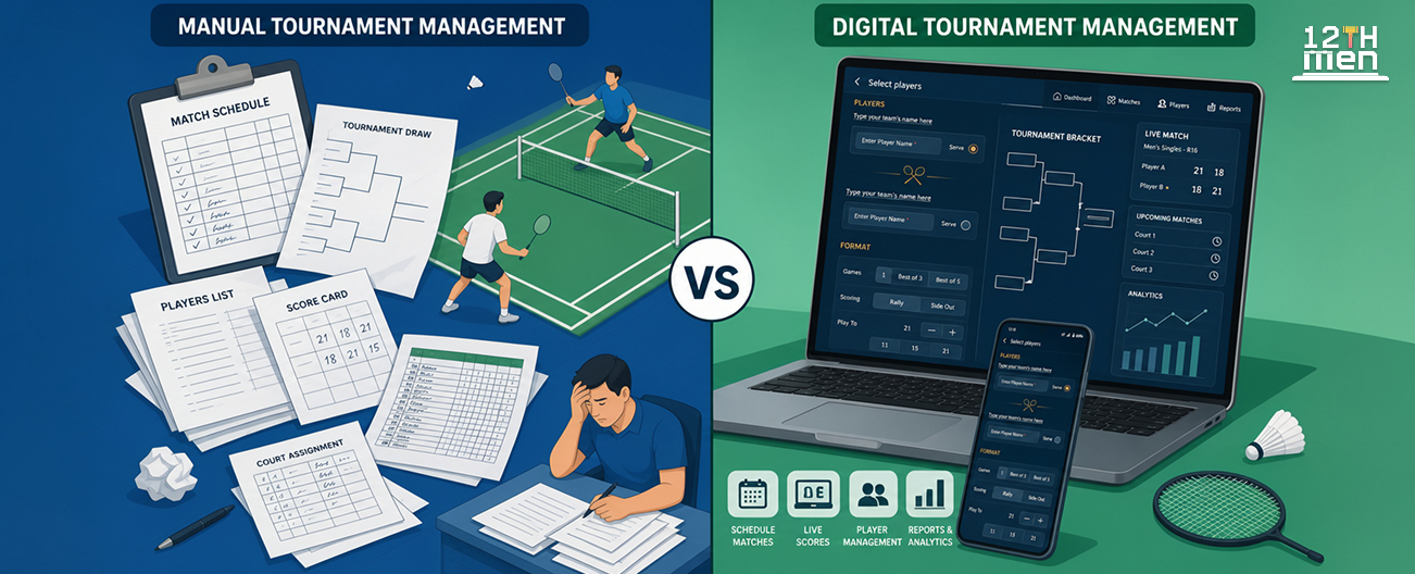 Manual Management vs Digital Tournament Management