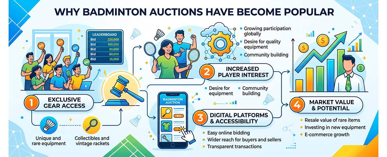 Why Badminton Auctions Have Become Popular