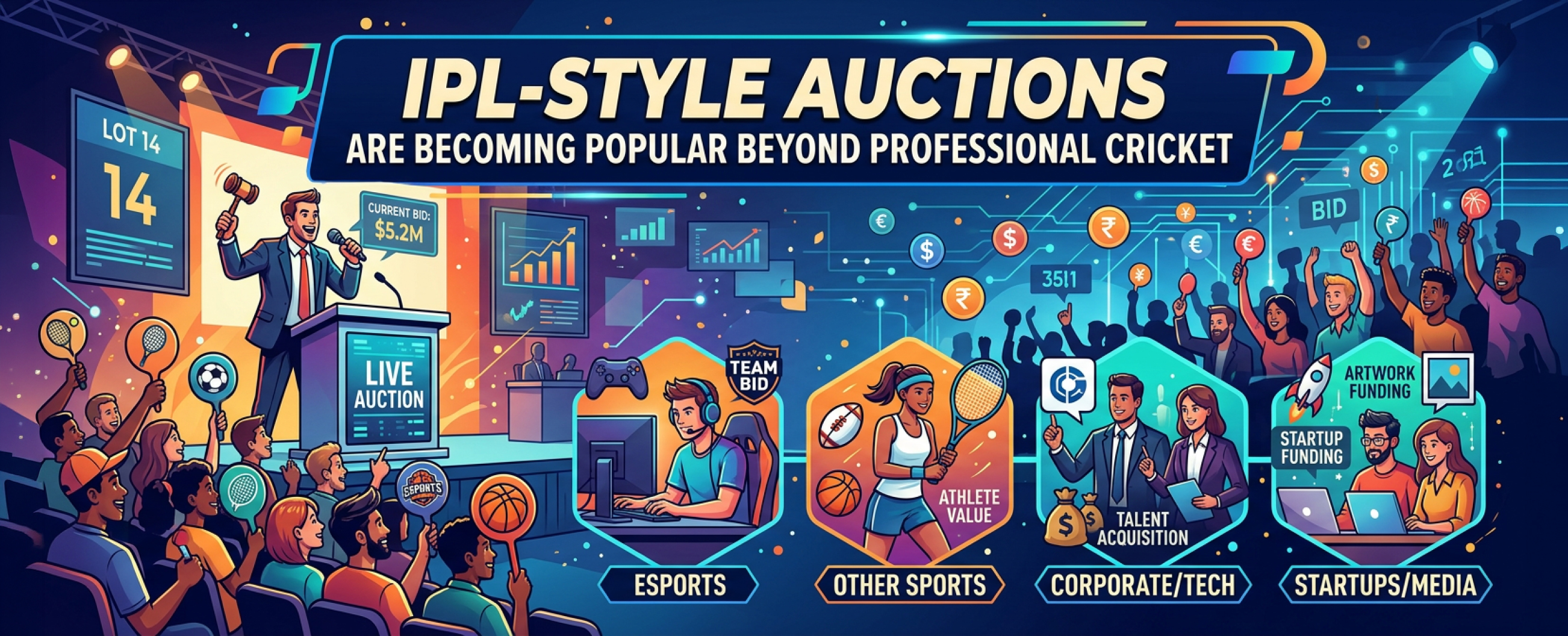 IPL-Style Auctions Are Becoming Popular Beyond Professional Cricket