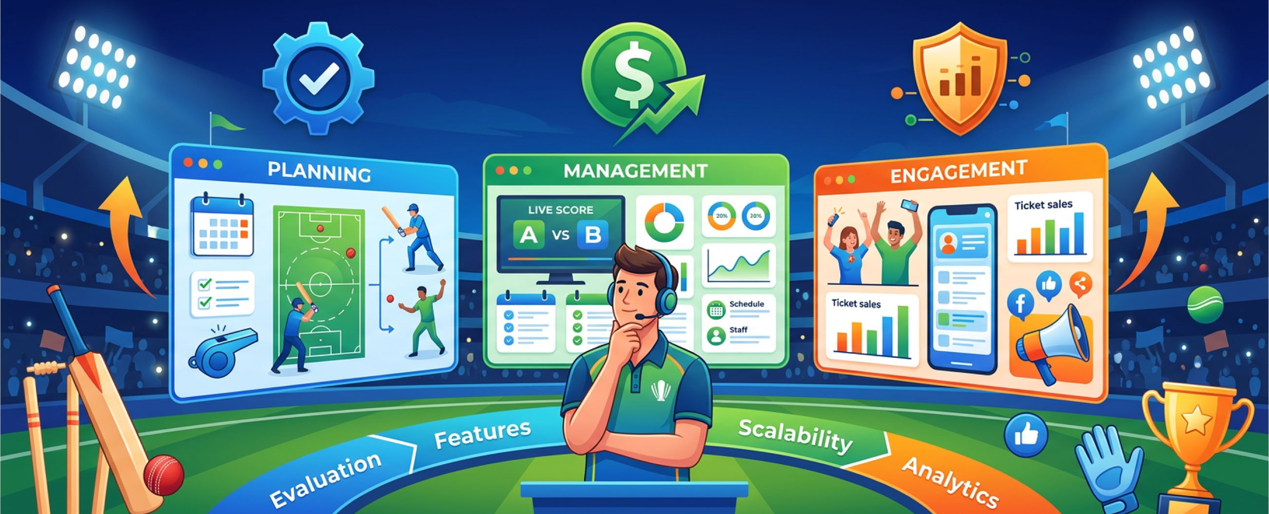 Choosing a Sports Event Management Solution for Cricket