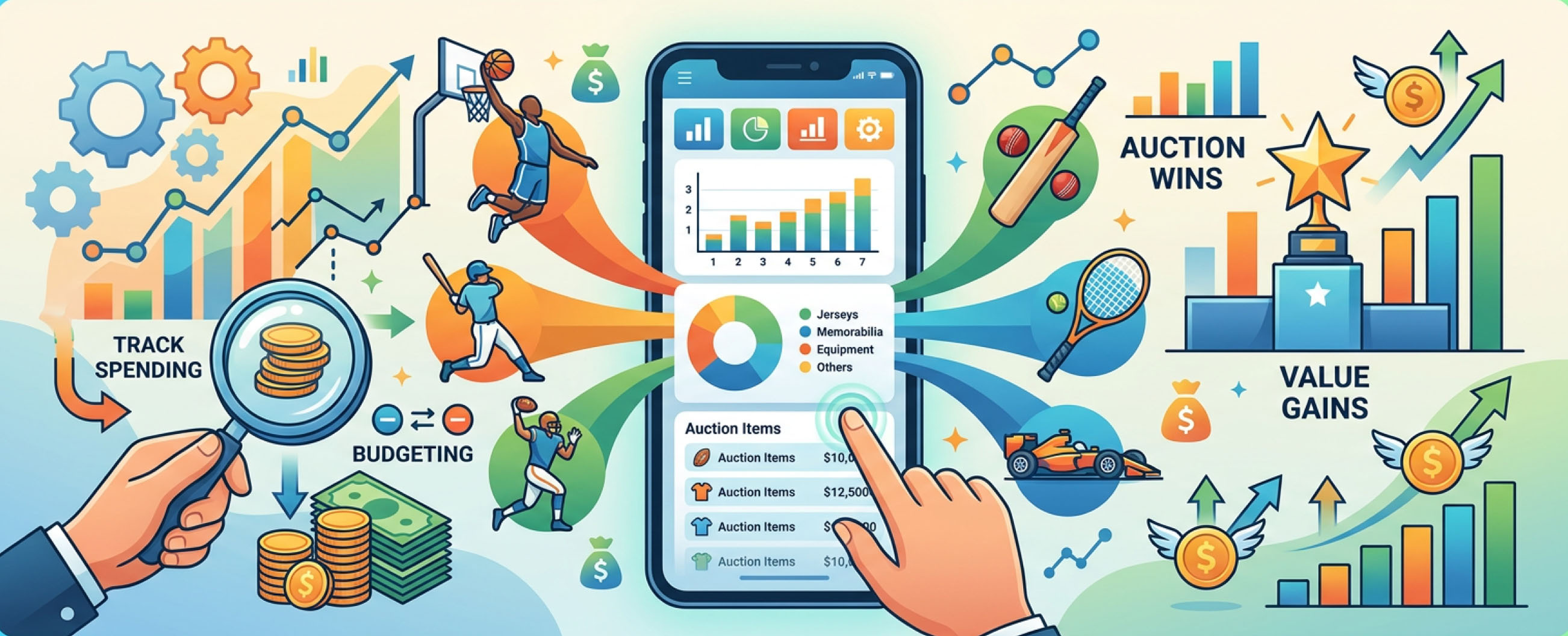 Use a Sports Auction Platform to Track Spending