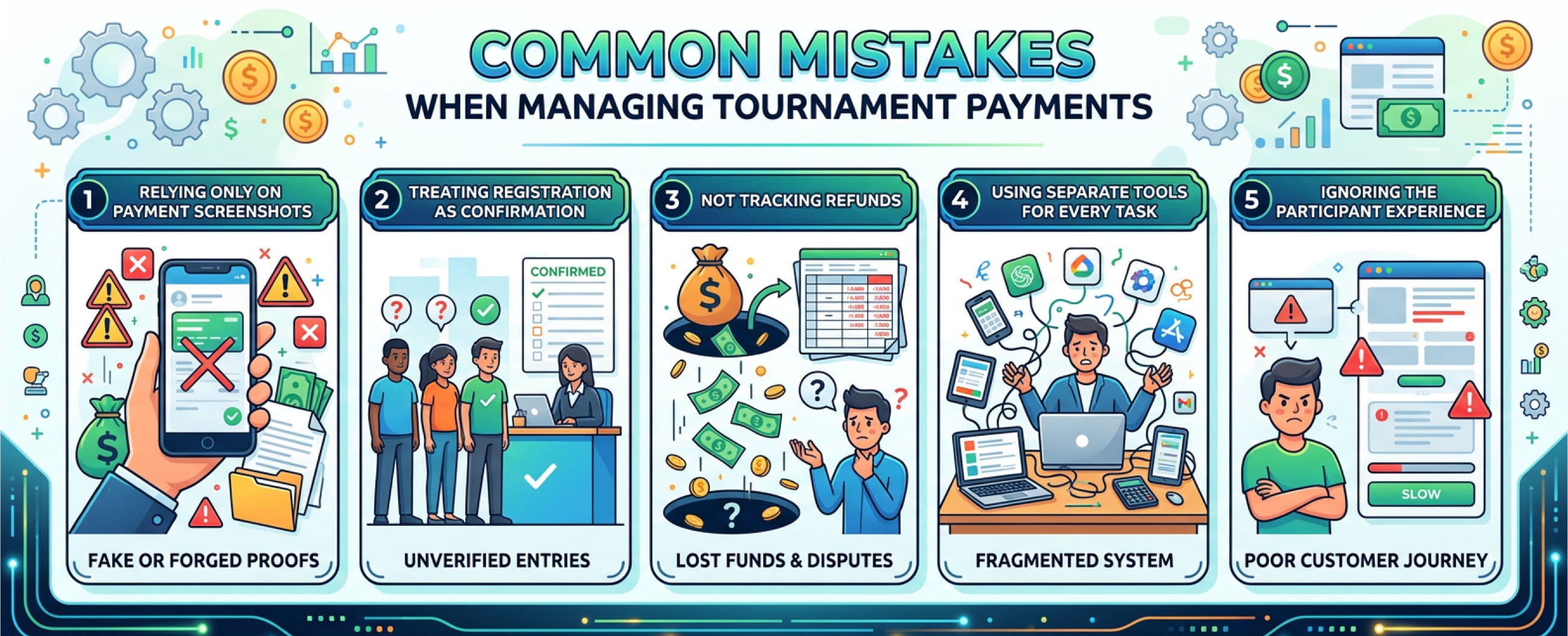 Common Mistakes When Managing Tournament Payments