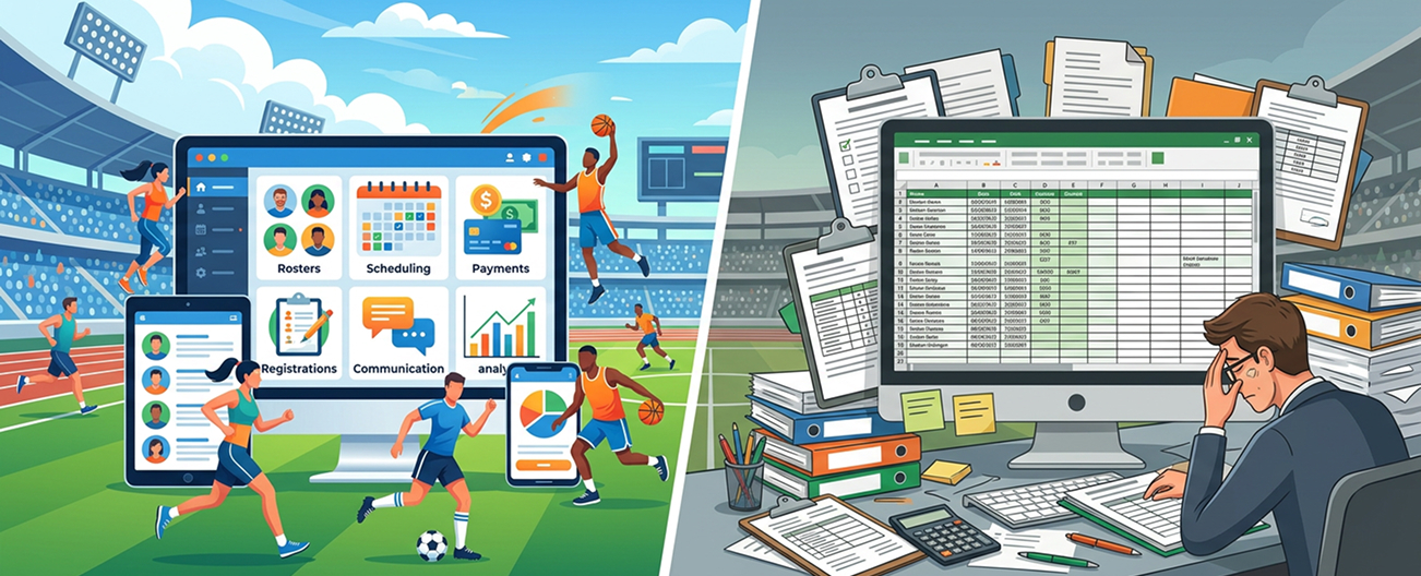 Sports Management Software vs. Basic Spreadsheets