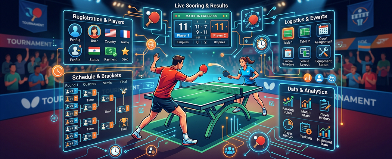 What Does Table Tennis Tournament Software Actually Manage?
