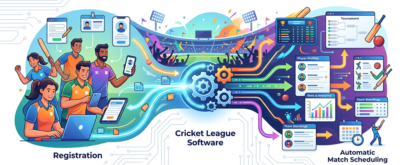 What Happens When Registration Connects With Cricket League Software?