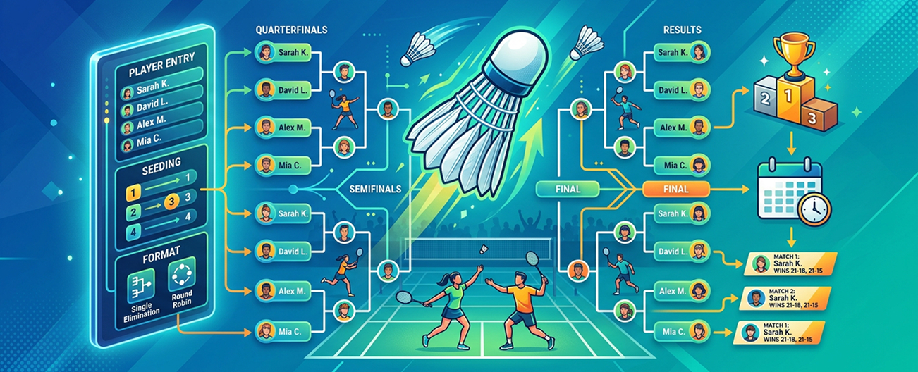Badminton Tournament Bracket Generator: Easy Guide What Does a Badminton Tournament Bracket Generator Do?