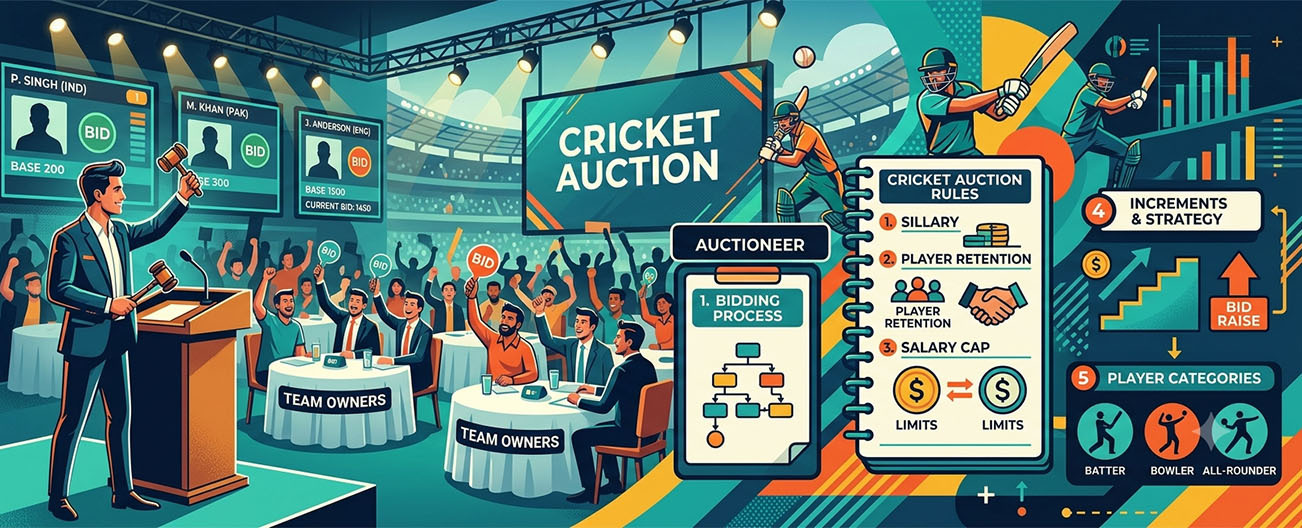 Cricket Auction Rules: How to Set Base Price, Purse and Bids Which Cricket Auction Rules Must Be Settled Beforehand?