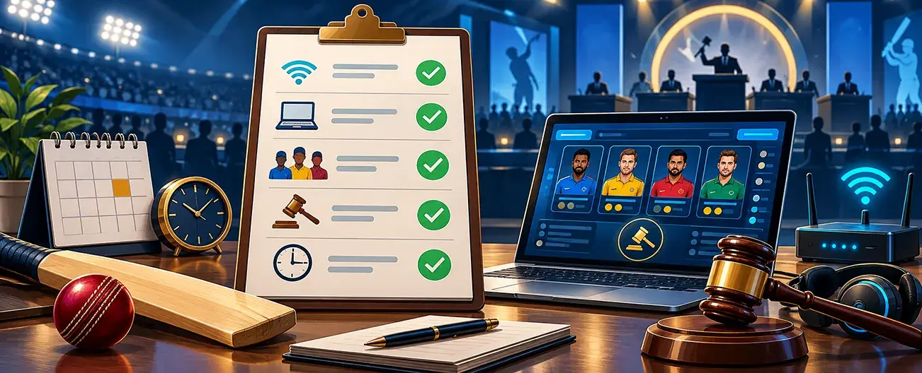 Remote Auction Checklist Before Going Live